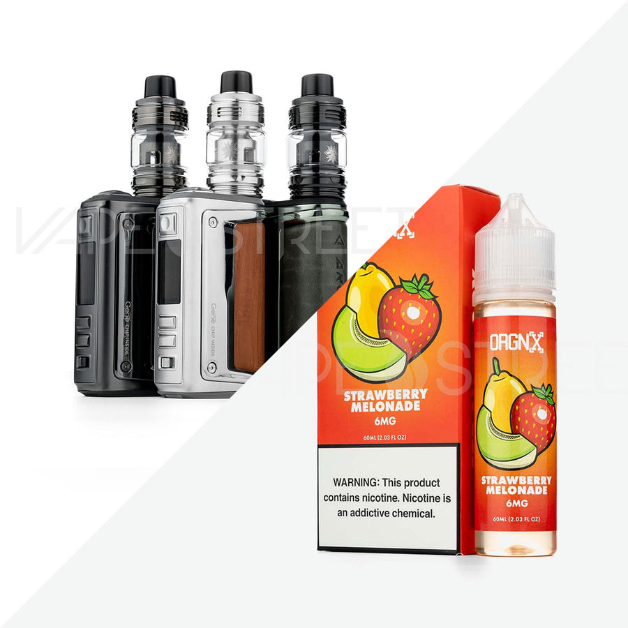 Voopoo Argus GT 2 and ORGNX Strawberry Melonade Bundle