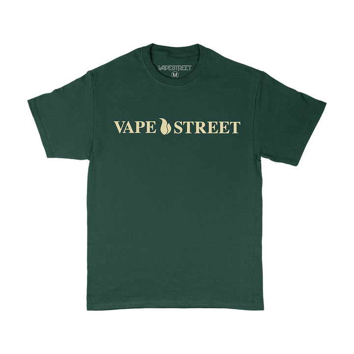 Vape Street Green Gold VSOP T-Shirt Front Design