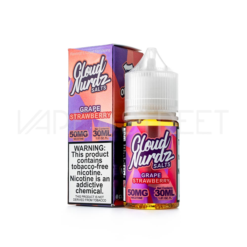 cloud nurdz vape juice salt nic Cloud Nurdz TFN Salts Grape Strawberry - 30mL