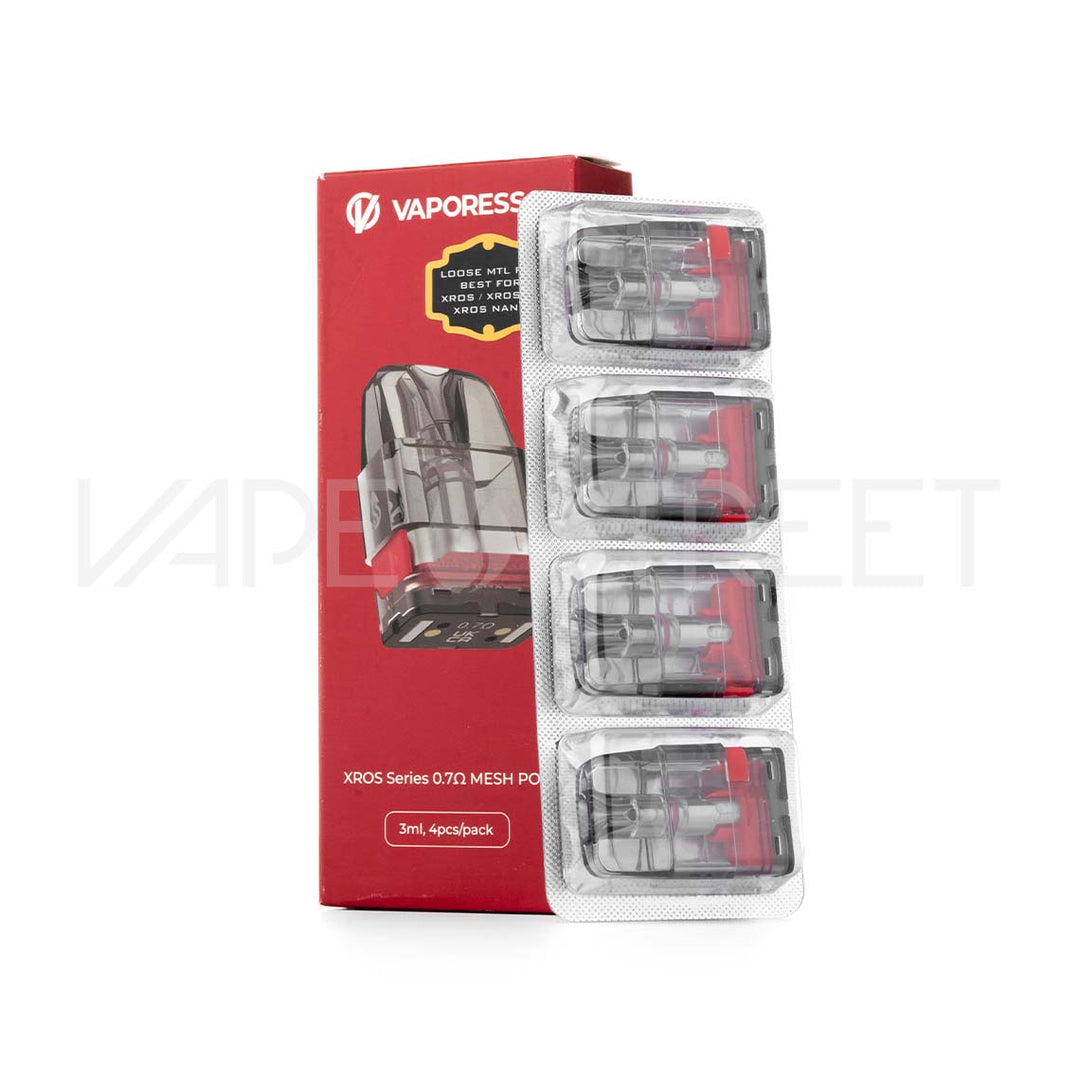 Vaporesso Xros Series Replacement Pods 0.7ohm 4pack