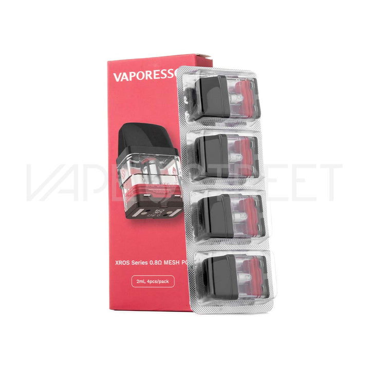 Vaporesso Xros Series Replacement Pods 0.8ohm 4pack