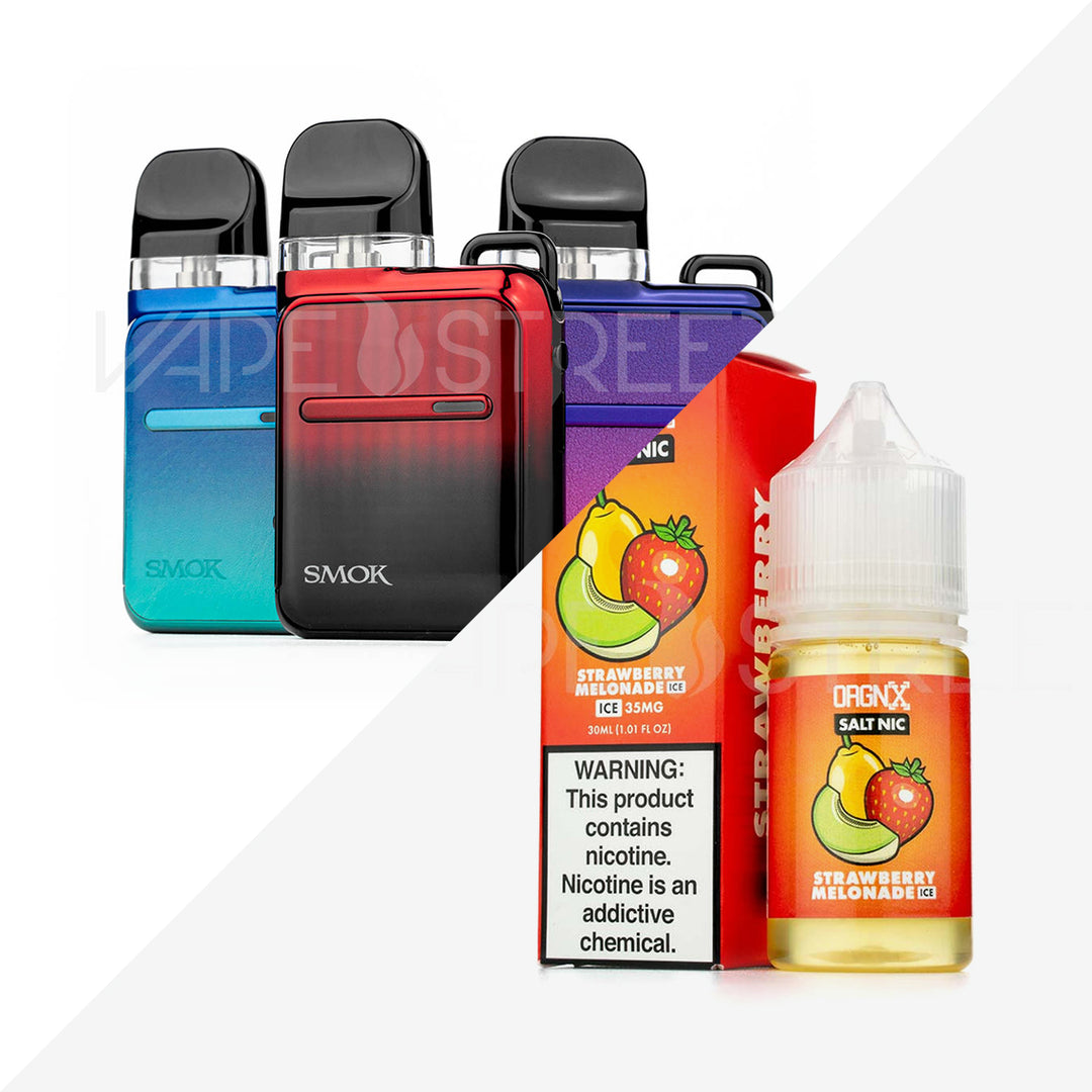 SMOK Novo Master Box and ORGNX Salt Strawberry Melonade Ice Bundle