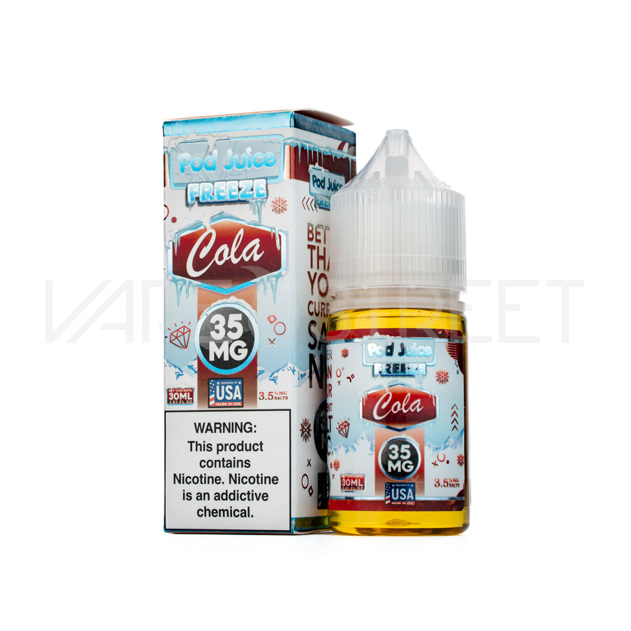 Pod Juice Salt Freeze Cola - 30mL | E-Liquid | Vape Street Pod Juice Salt Freeze Cola - 30mL | E-Liquid | Vape Street