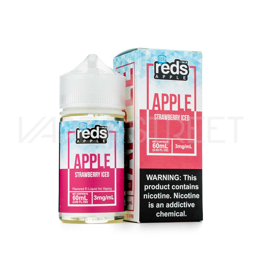 7 Daze Reds Apple E-Juice Strawberry Iced 60ml