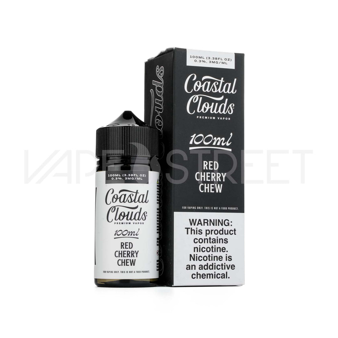 Coastal Clouds Red Cherry Chew 100ml Vape Juice