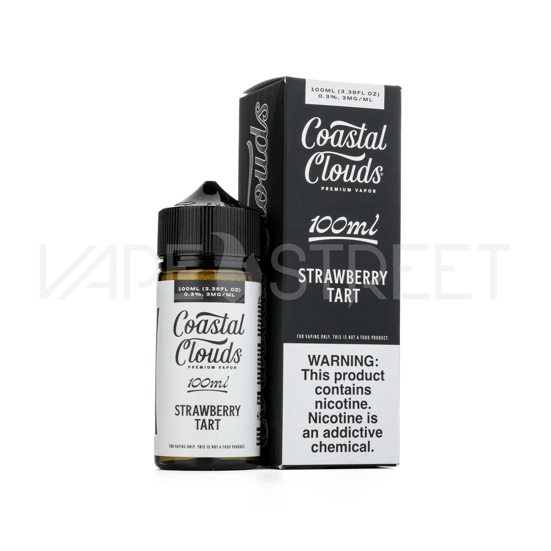 Coastal Clouds Strawberry Tart 100ml Vape Juice