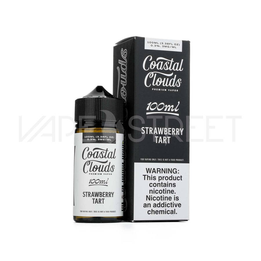 Coastal Clouds Strawberry Tart 100ml Vape Juice