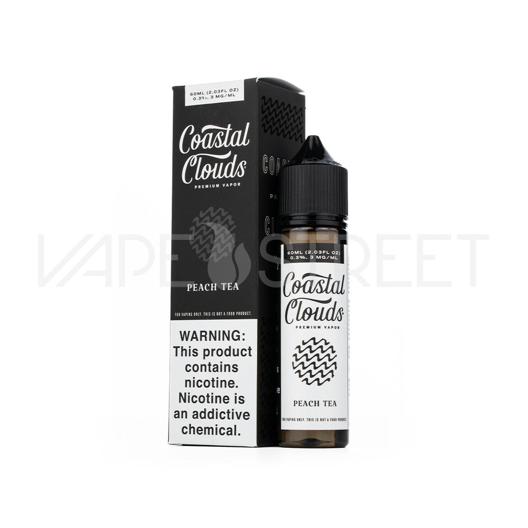 Coastal Clouds Peach Tea 60mL Vape Street