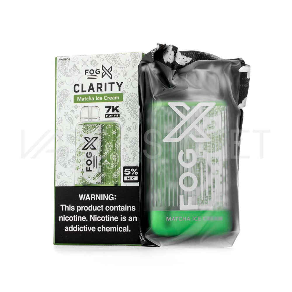 Fog X Clarity Disposable 7000 Puffs 5% Nicotine Salt Strength