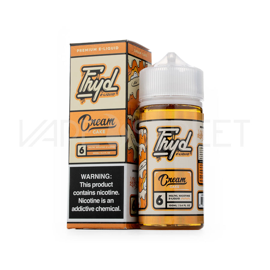 FRYD E-liquid Cream Cake - 100mL | Vape Street FRYD E-liquid Cream Cake - 100mL | Vape Street