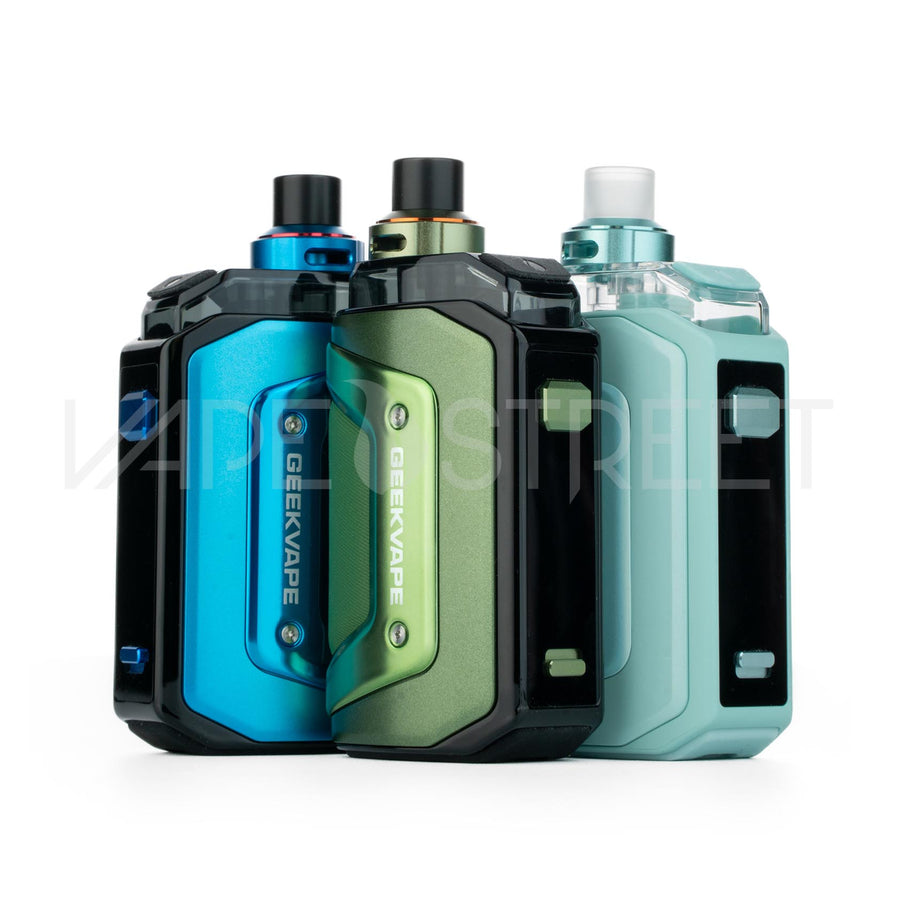 Geekvape Aegis Hero 5 Pod Systems Colors Racing Green, Turbo Blue, Frost Mint