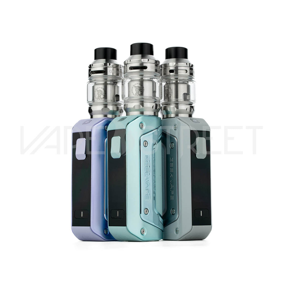 Geekvape Aegis Solo 3 Starter Kit Purple, Green, and Silver