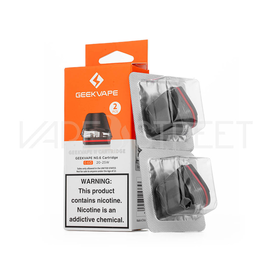 Geekvape N Replacement Pods - 2 Pack | Vape Street Geekvape N Replacement Pods - 2 Pack | Vape Street