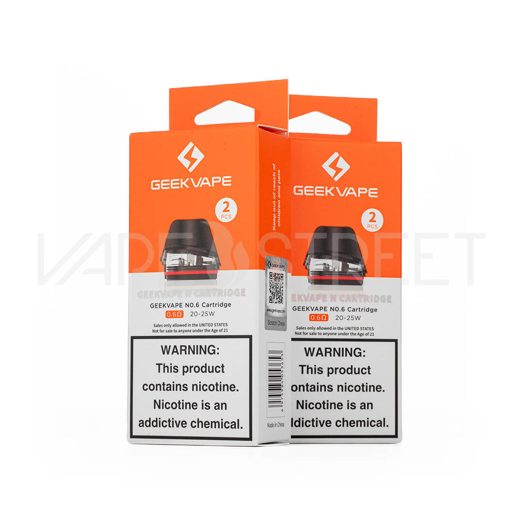 Geekvape N Replacement Pods - 2 Pack | Vape Street Geekvape N Replacement Pods - 2 Pack | Vape Street