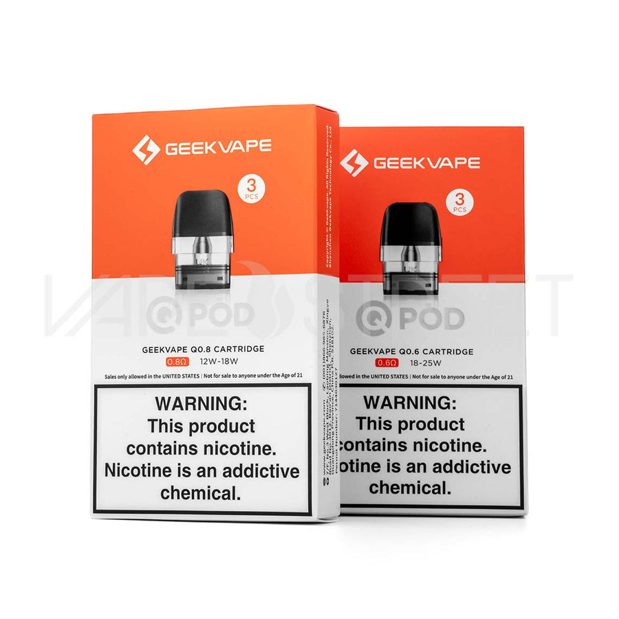 Geekvape Q Replacement Pods 3 Pack