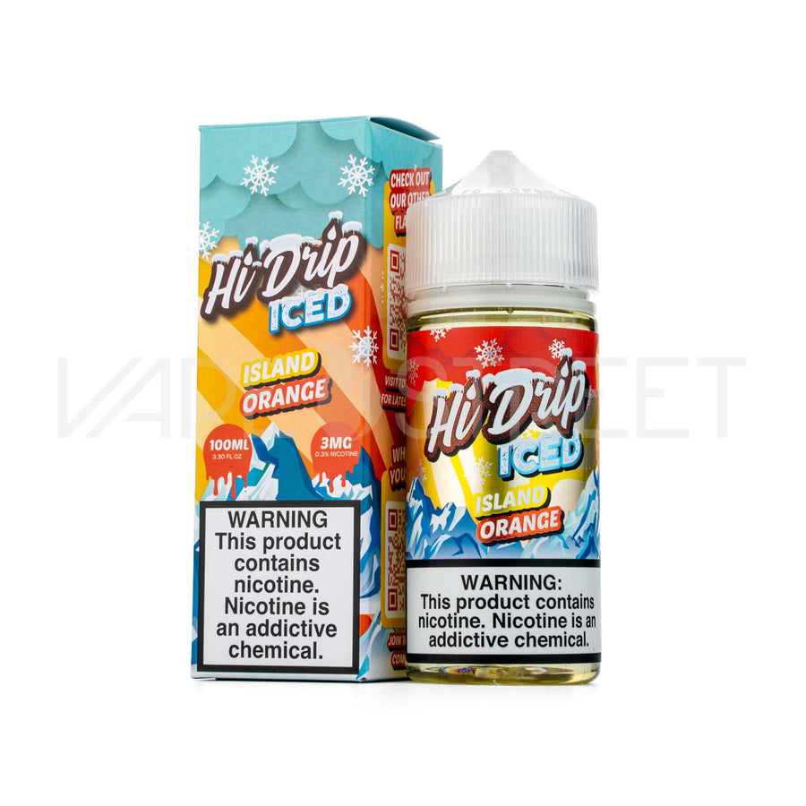 Hi-Drip Iced Island Orange 100mL Vape Juice