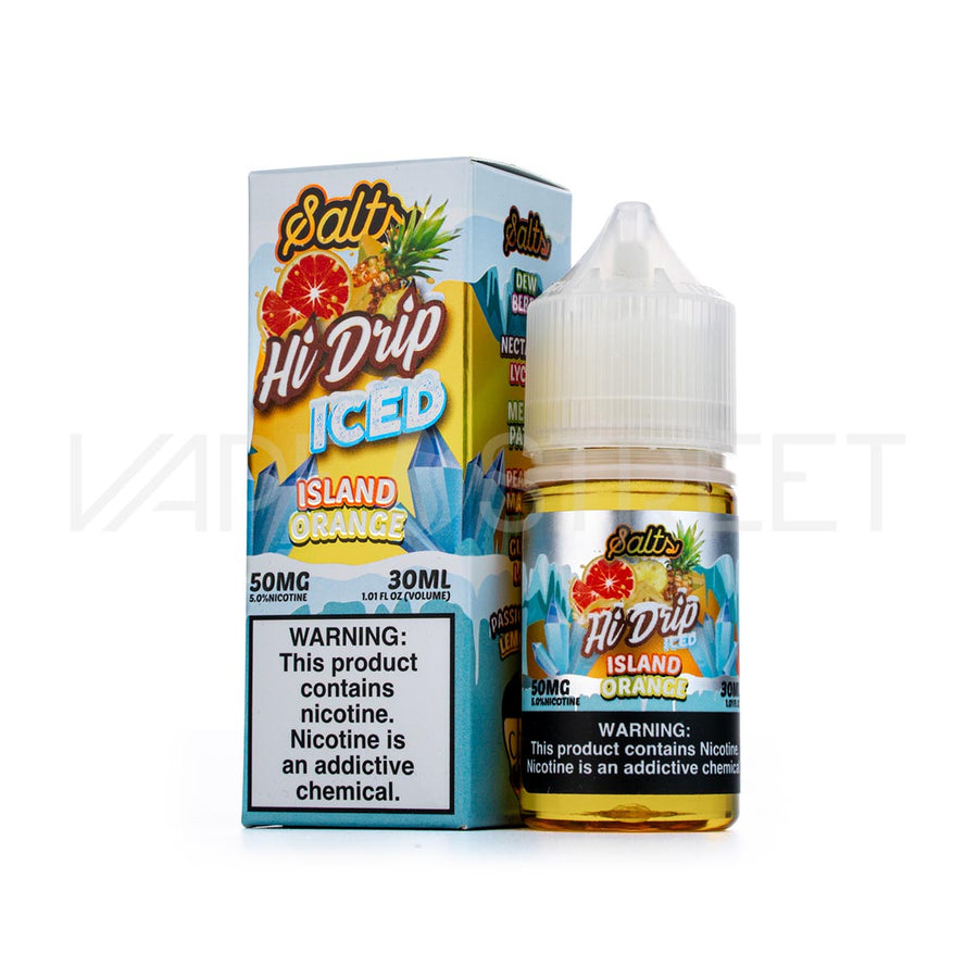 Hi-Drip Salts Island Orange Iced 30mL Vape Juice