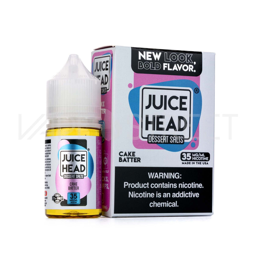 Juice Head Dessert Salts Cake Batter 30mL Vape Juice