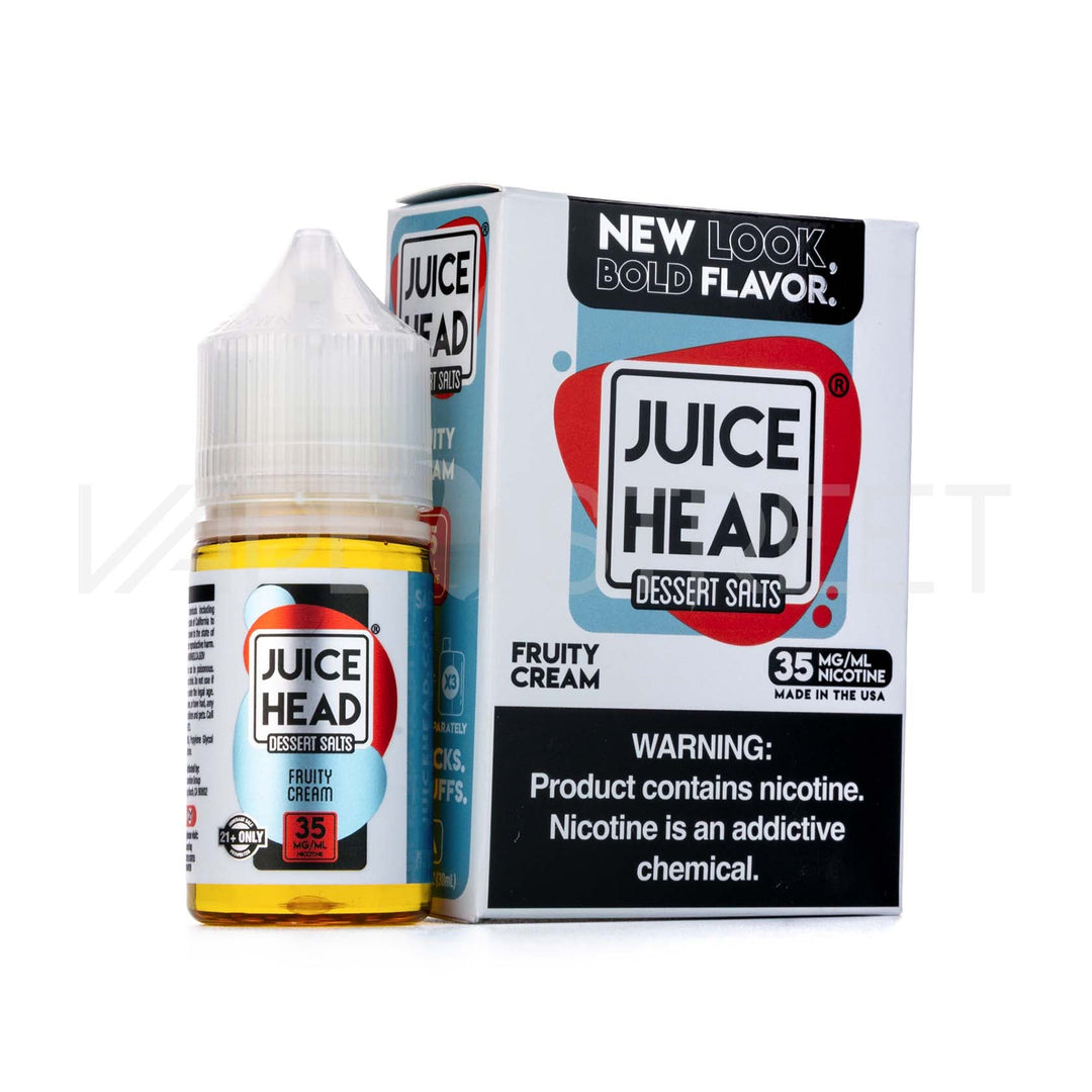 Juice Head Dessert Salts Fruity Cream 30mL Vape Juice