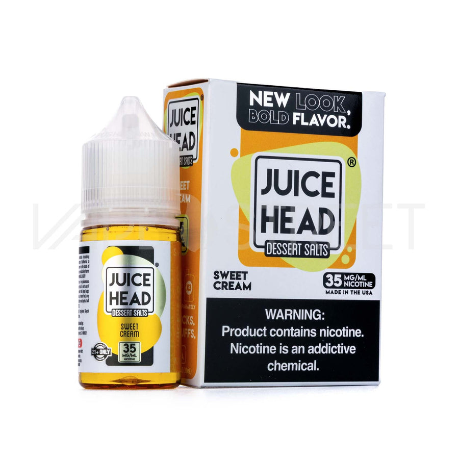 Juice Head Dessert Salts Sweet Cream 30mL Vape Juice
