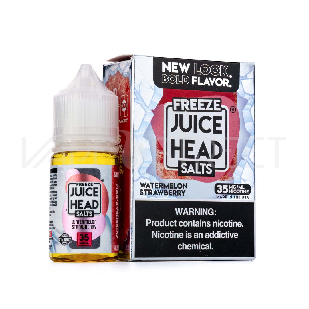 Juice Head Salts Freeze Watermelon Strawberry 30mL Vape Juice