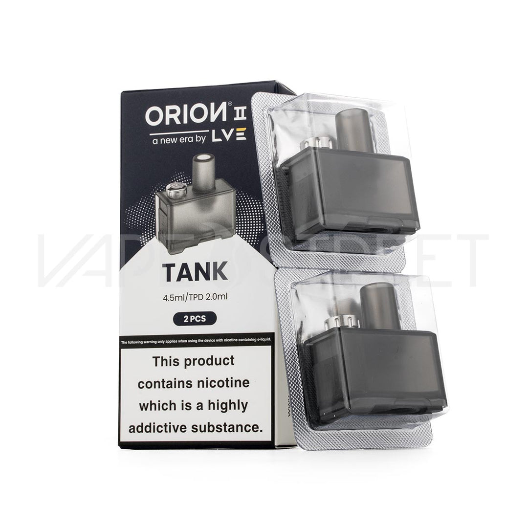 LVE Orion II Pod Replacements - 2 Pack | Vape Street LVE Orion II Pod Replacements - 2 Pack | Vape Street