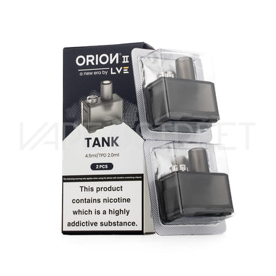 LVE Orion II Pod Replacements 2 Pack Threaded Top Fill Pod Connection: Magnetic