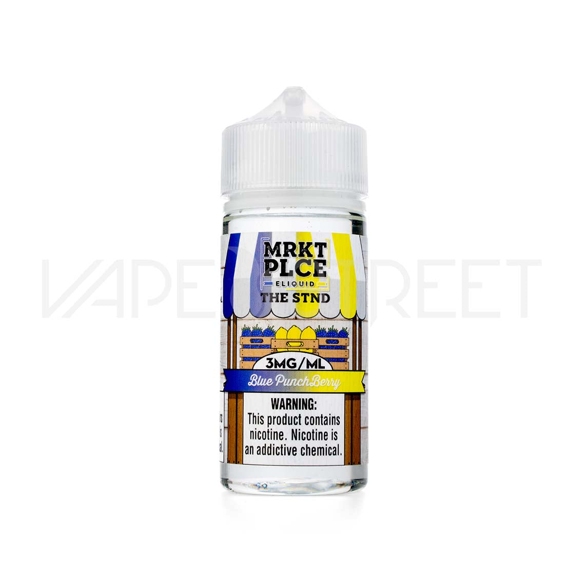 Vape Street: MRKT PLCE E-liquid Blue Punch Berry