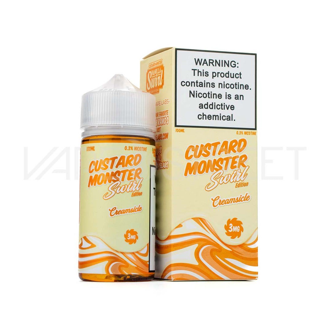 Custard Monster Swirl Edition Creamsicle 100mL Vape Juice