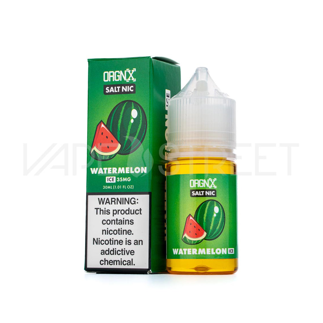 ORGNX Salt Nic Watermelon Ice 30mL Vape Juice