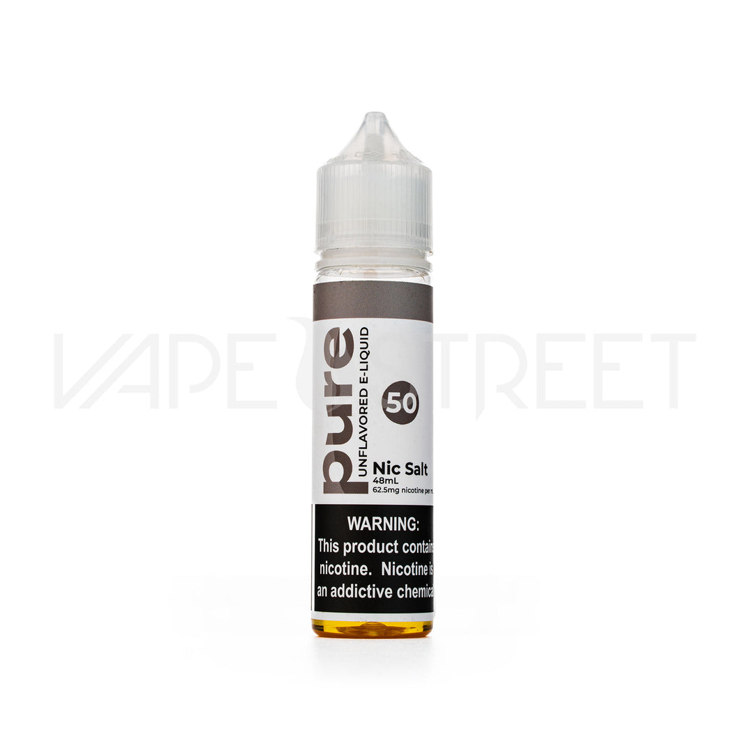 Pure Nic Salt Unflavored E-liquid - 48ml | Vape Street Pure Nic Salt Unflavored E-liquid - 48ml | Vape Street