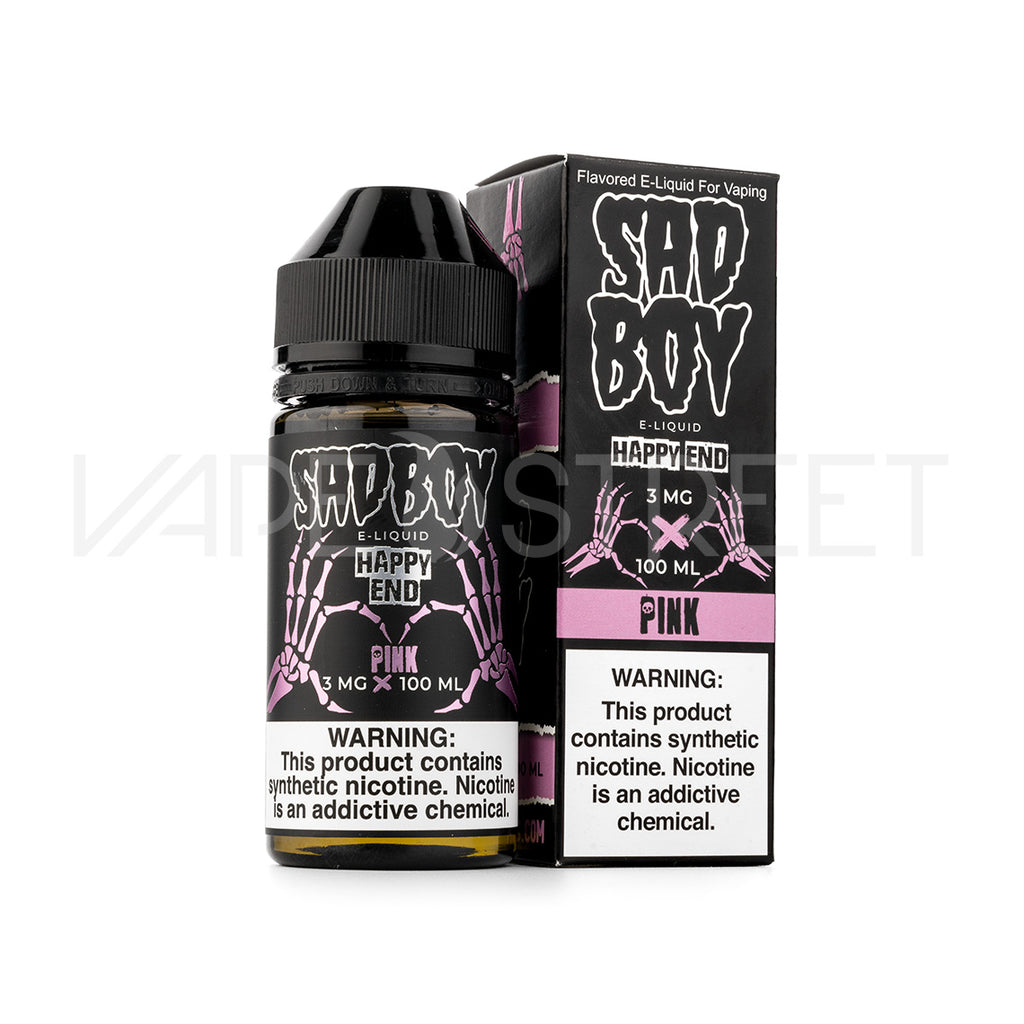 Sad Boy Happy End Pink - 100ml | E-liquid | Vape Street Sad Boy Happy End Pink - 100ml | E-liquid | Vape Street
