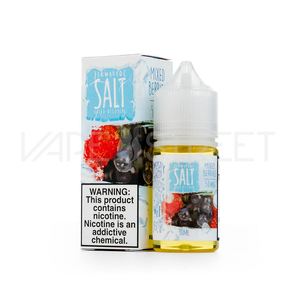 Skwezed Salt Iced Mixed Berries 30mL Vape Juice