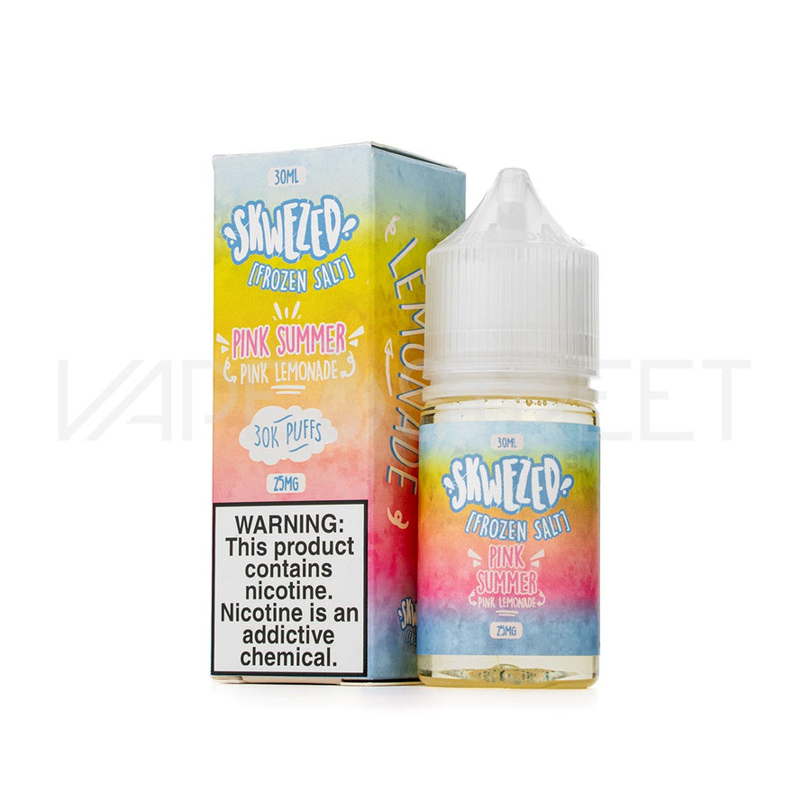 Skwezed Frozen Salt Pink Summer - 30ml | Vape Street Skwezed Frozen Salt Pink Summer - 30ml | Vape Street