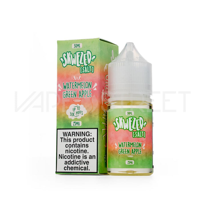 Skwezed Salt Watermelon Green Apple 30ml Vape Juice
