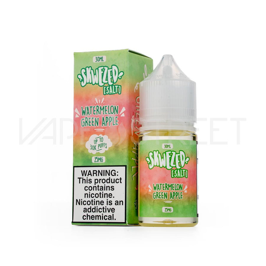Skwezed Salt Watermelon Green Apple 30ml Vape Juice
