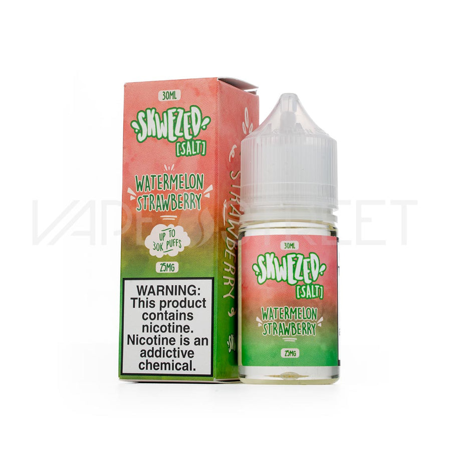 Skwezed Salt Watermelon Strawberry 30mL Vape Juice