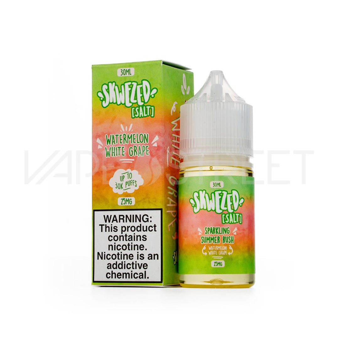 Skwezed Salt Watermelon White Grape 30mL Vape Juice
