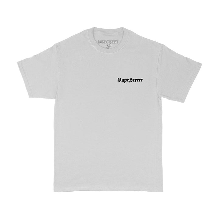 Vape Street White Fire Dice T-Shirt