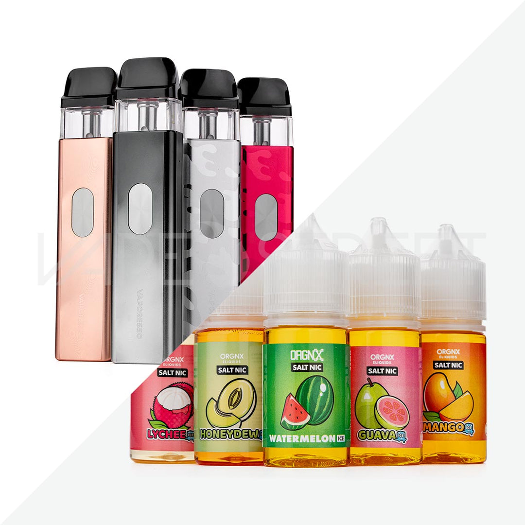 Vaporesso XROS 4 Mini and ORGNX Salt Nic Bundle