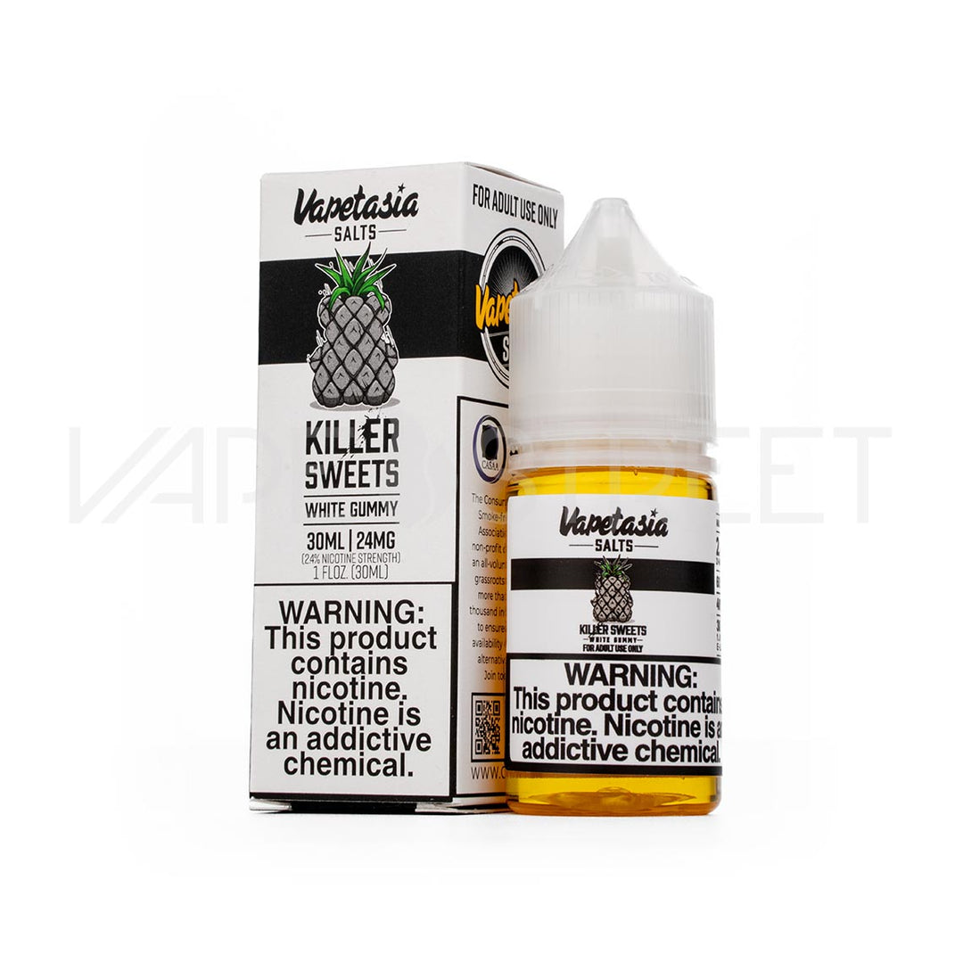 Vapetasia Salts Killer Sweets White Gummy 30ml Vape Street