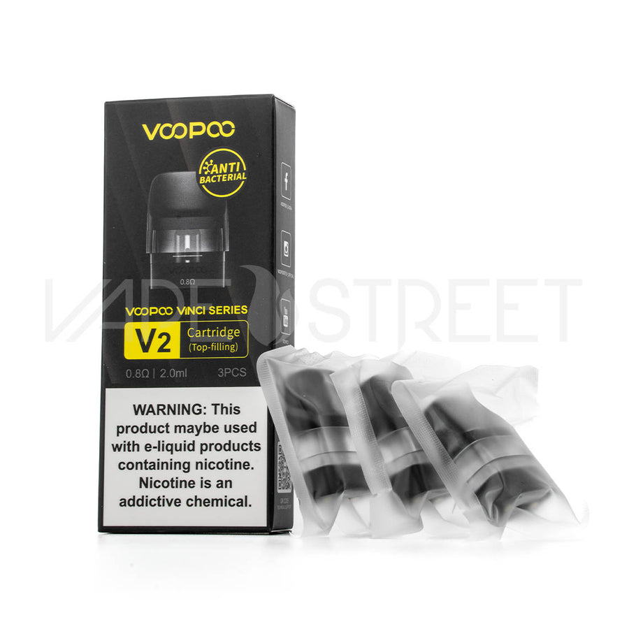 Voopoo Vinci V2 Series Pod Replacement - 3 Pack | Vape Street Voopoo Vinci V2 Series Pod Replacement - 3 Pack | Vape Street