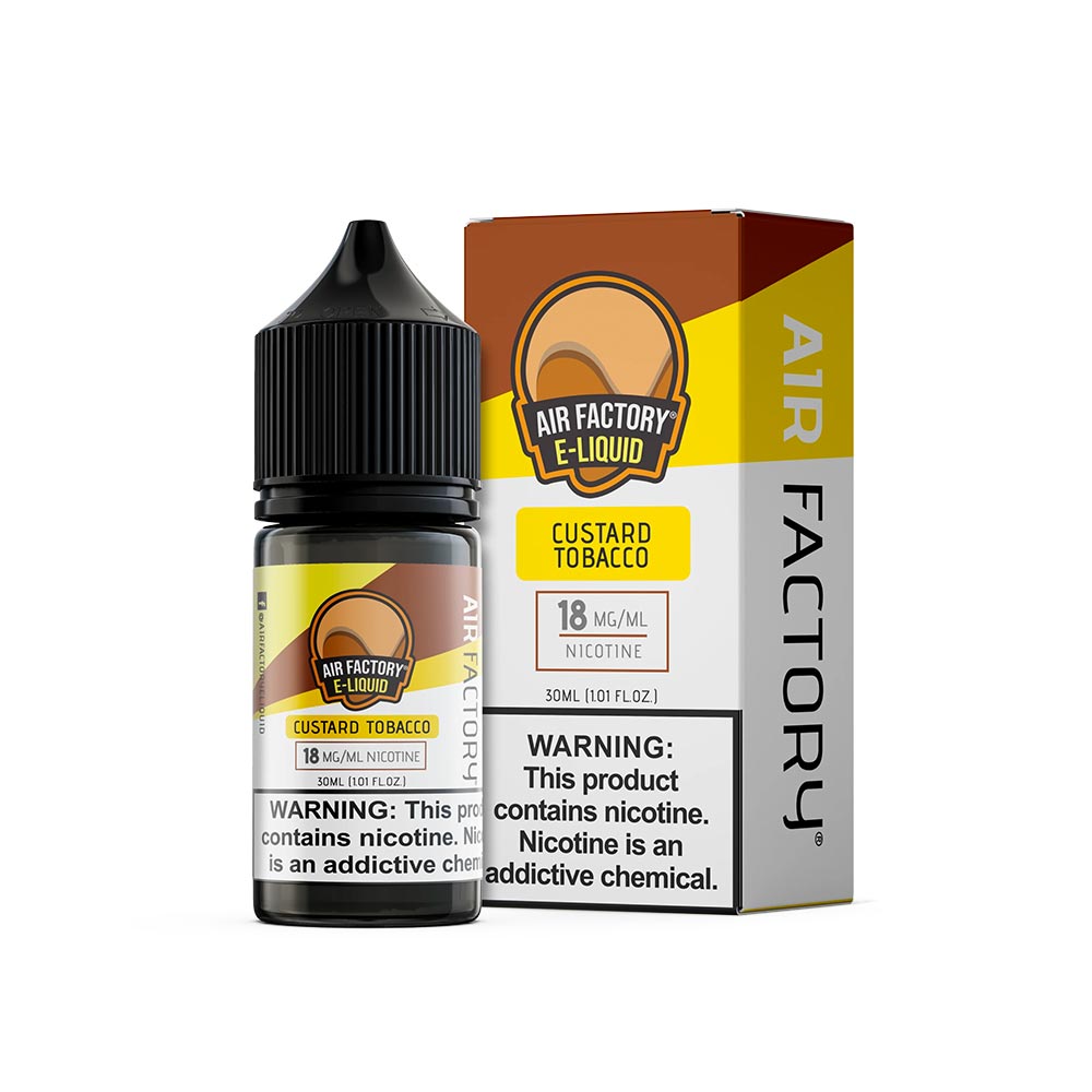 Air Factory Salts Custard Tobacco Vape Juice