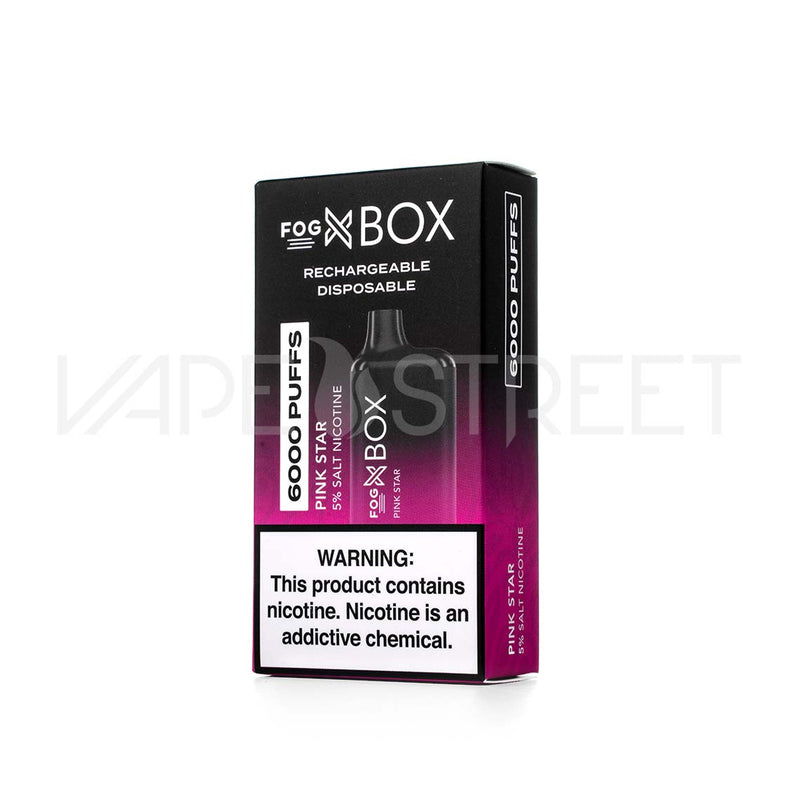 FOG X Box Disposable Device Pink Star