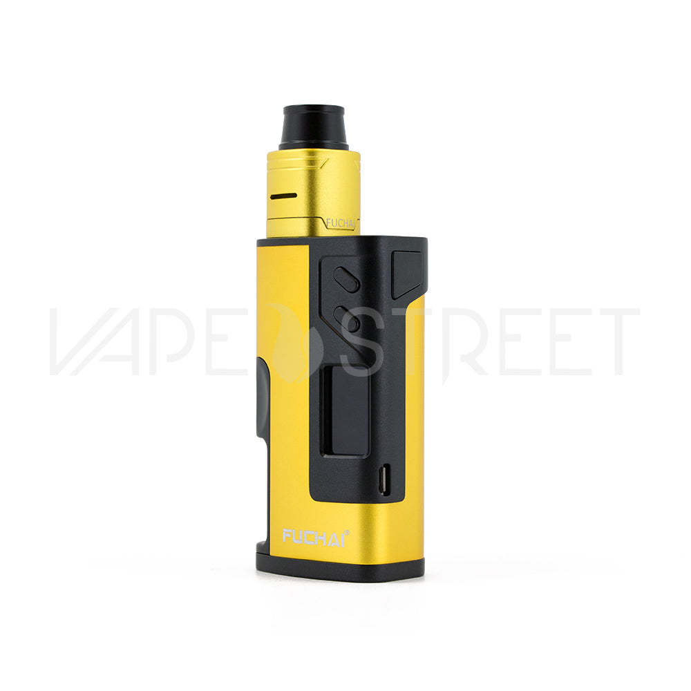 Fuchai Squonk 213 Starter Kit by Sigelei Yellow - Vape Street