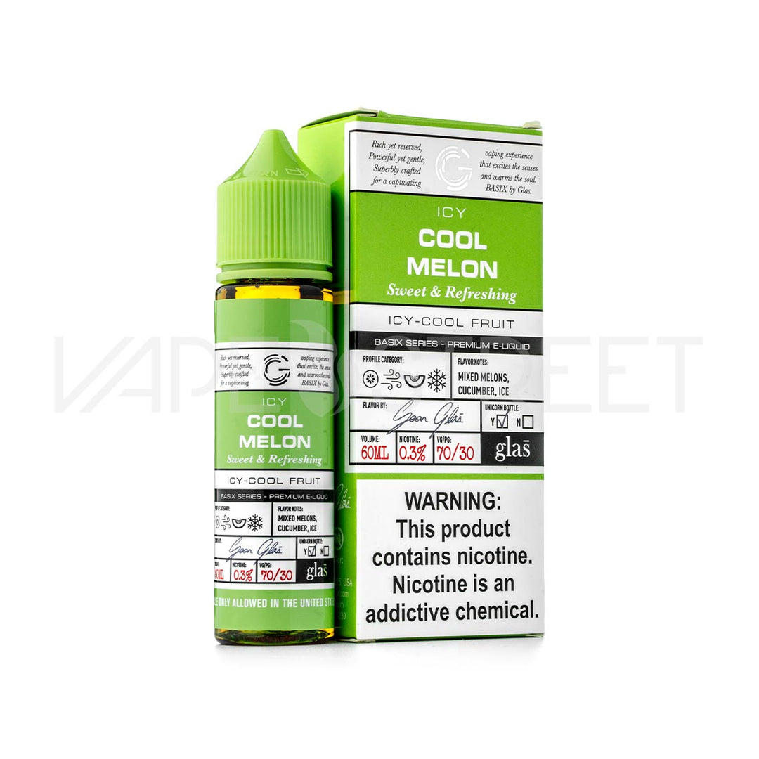 Glas Basix Series Cool Melon 60mL Vape Juice