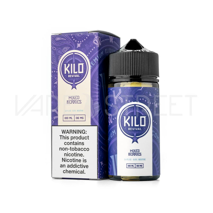 Kilo Revival TFN Mixed Berries 100mL | E-Liquid | Vape Street Kilo Revival TFN Mixed Berries 100mL | E-Liquid | Vape Street