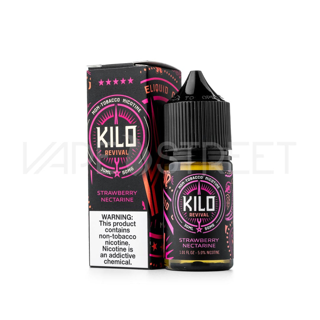 Kilo Revival TFN Salt Nic Strawberry Nectarine 30mL Vape Juice