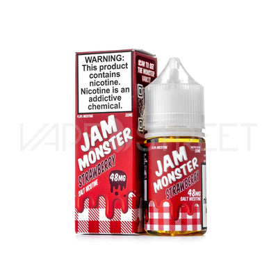 Jam Monster Strawberry Salt 30mL Vape Juice