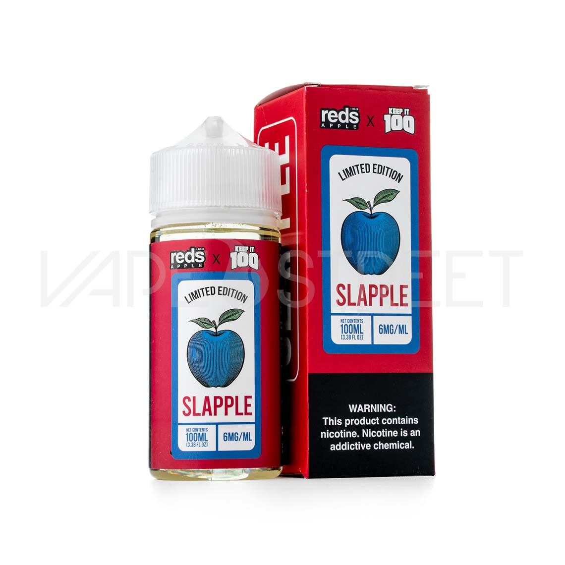 Vape Street: 7 Daze Reds Apple x Keep it 100 Slapple
